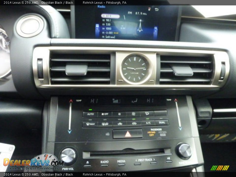 2014 Lexus IS 250 AWD Obsidian Black / Black Photo #19