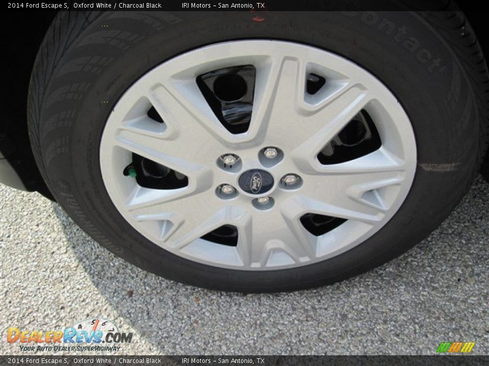2014 Ford Escape S Oxford White / Charcoal Black Photo #3