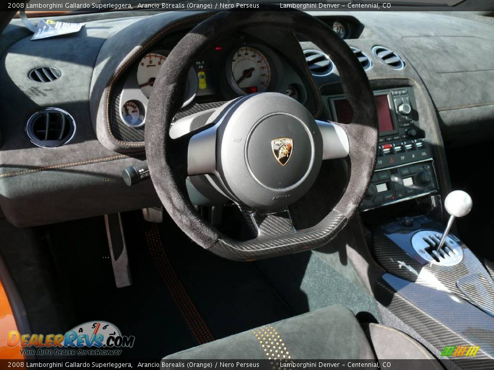 2008 Lamborghini Gallardo Superleggera Steering Wheel Photo #14