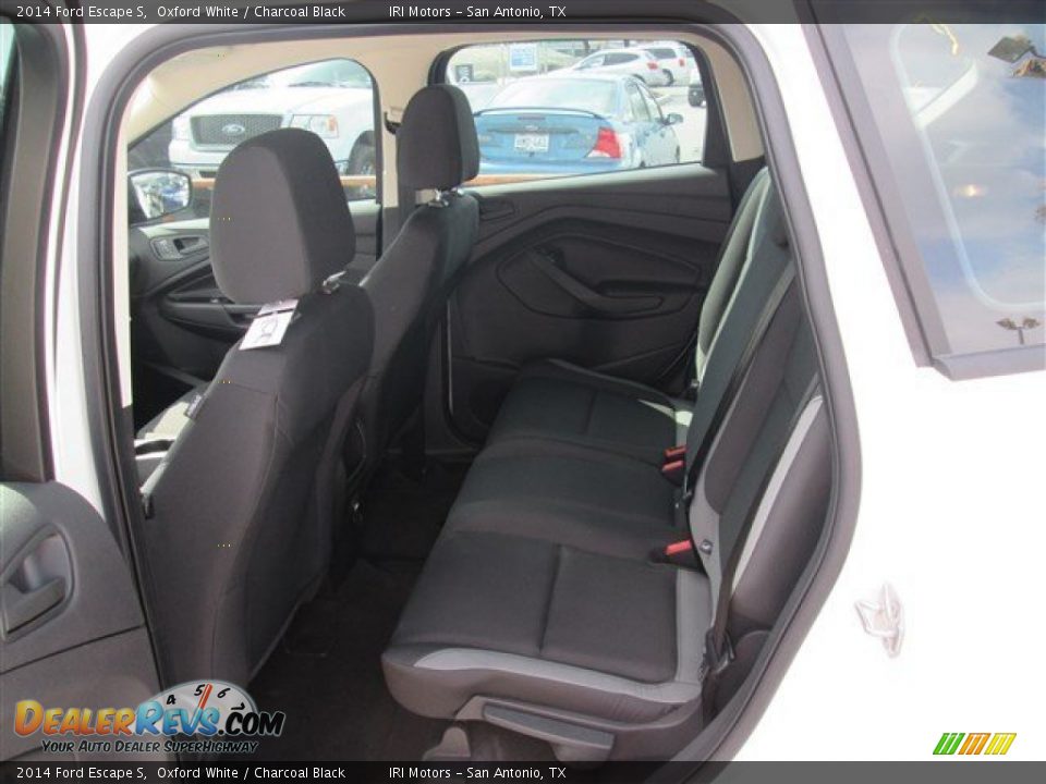 2014 Ford Escape S Oxford White / Charcoal Black Photo #11