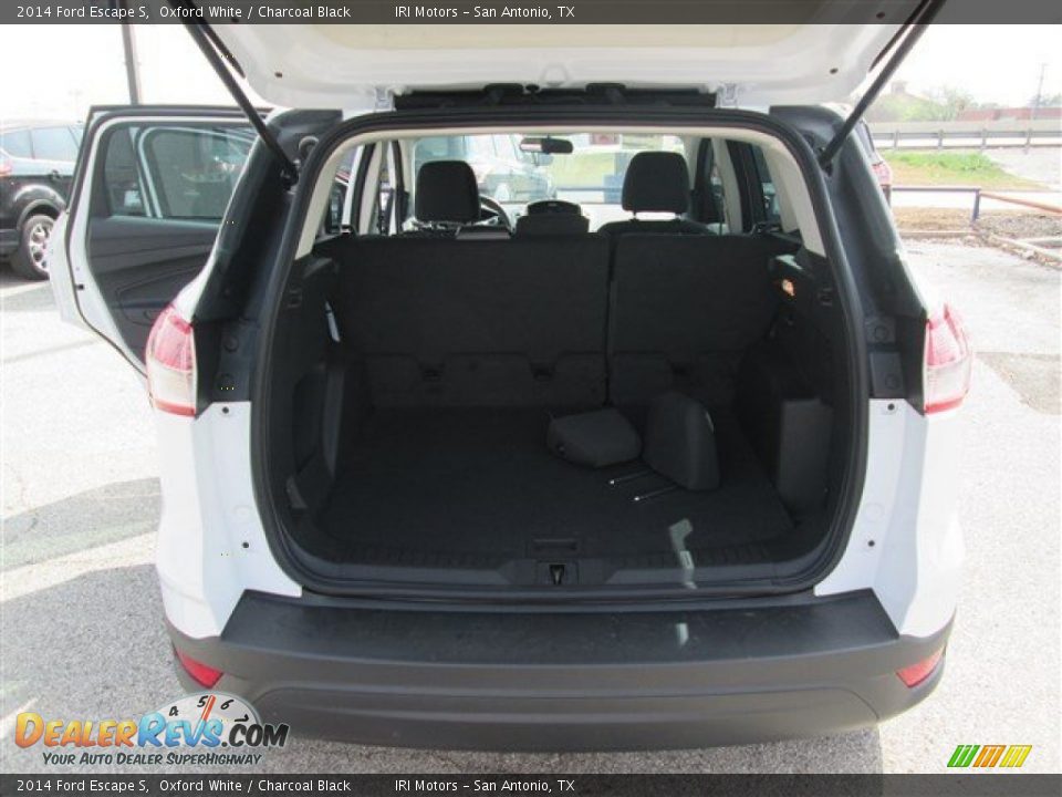 2014 Ford Escape S Oxford White / Charcoal Black Photo #12