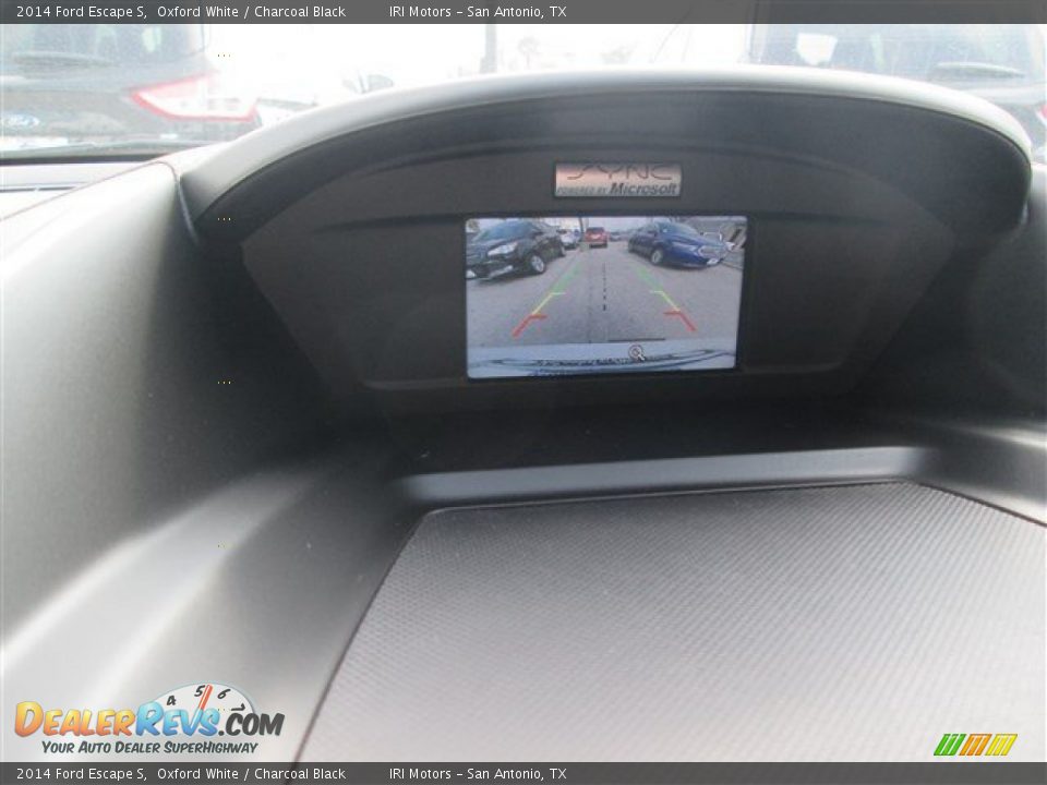 2014 Ford Escape S Oxford White / Charcoal Black Photo #14