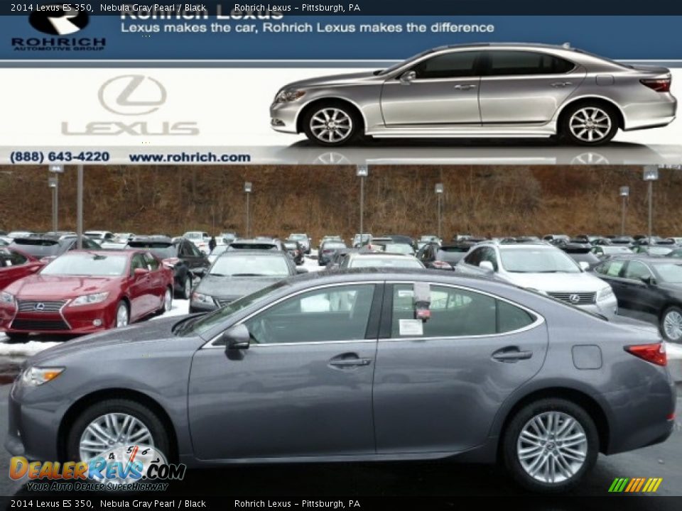 2014 Lexus ES 350 Nebula Gray Pearl / Black Photo #1