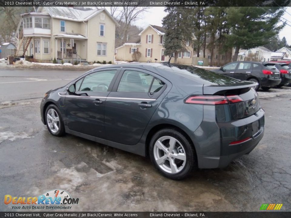 2013 Chevrolet Volt Cyber Gray Metallic / Jet Black/Ceramic White Accents Photo #5