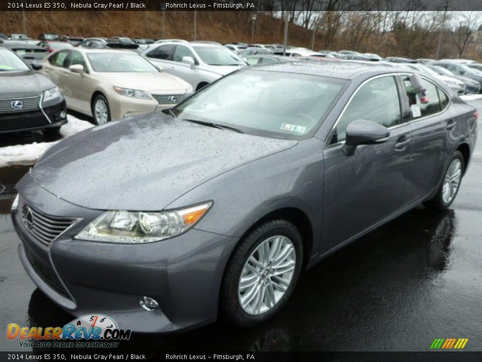 2014 Lexus ES 350 Nebula Gray Pearl / Black Photo #8