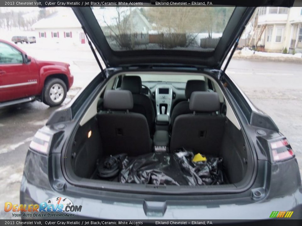 2013 Chevrolet Volt Cyber Gray Metallic / Jet Black/Ceramic White Accents Photo #11