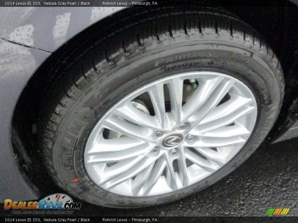 2014 Lexus ES 350 Nebula Gray Pearl / Black Photo #9