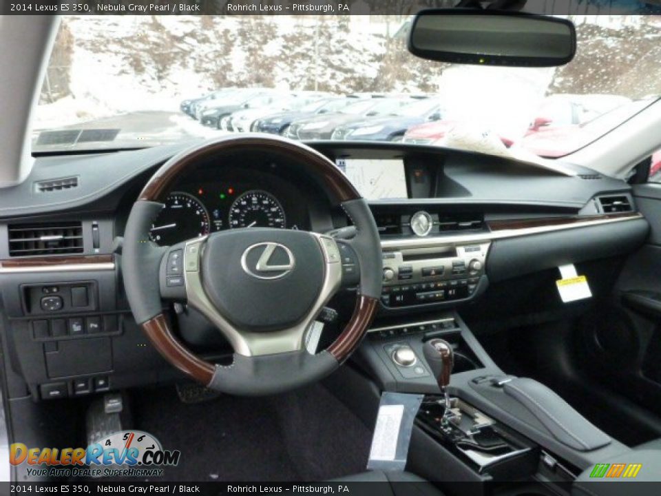 2014 Lexus ES 350 Nebula Gray Pearl / Black Photo #12