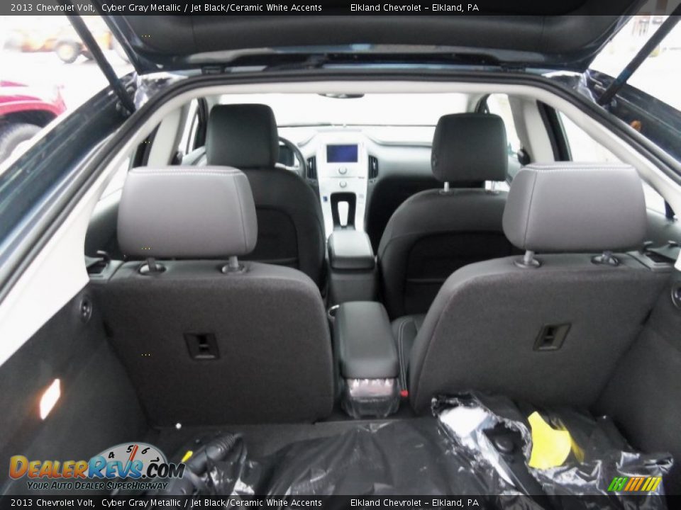 2013 Chevrolet Volt Cyber Gray Metallic / Jet Black/Ceramic White Accents Photo #13