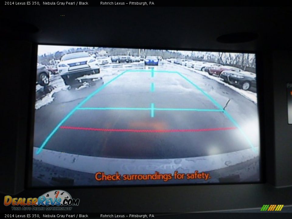 2014 Lexus ES 350 Nebula Gray Pearl / Black Photo #17