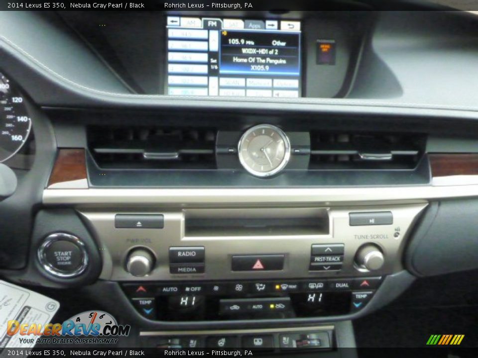 2014 Lexus ES 350 Nebula Gray Pearl / Black Photo #18