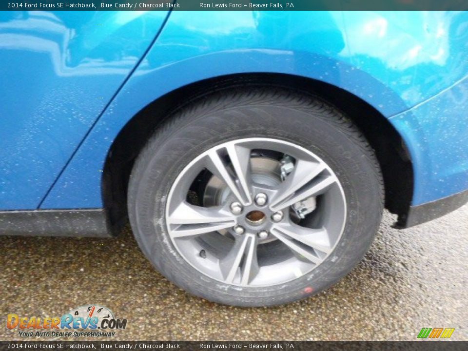 2014 Ford Focus SE Hatchback Blue Candy / Charcoal Black Photo #9