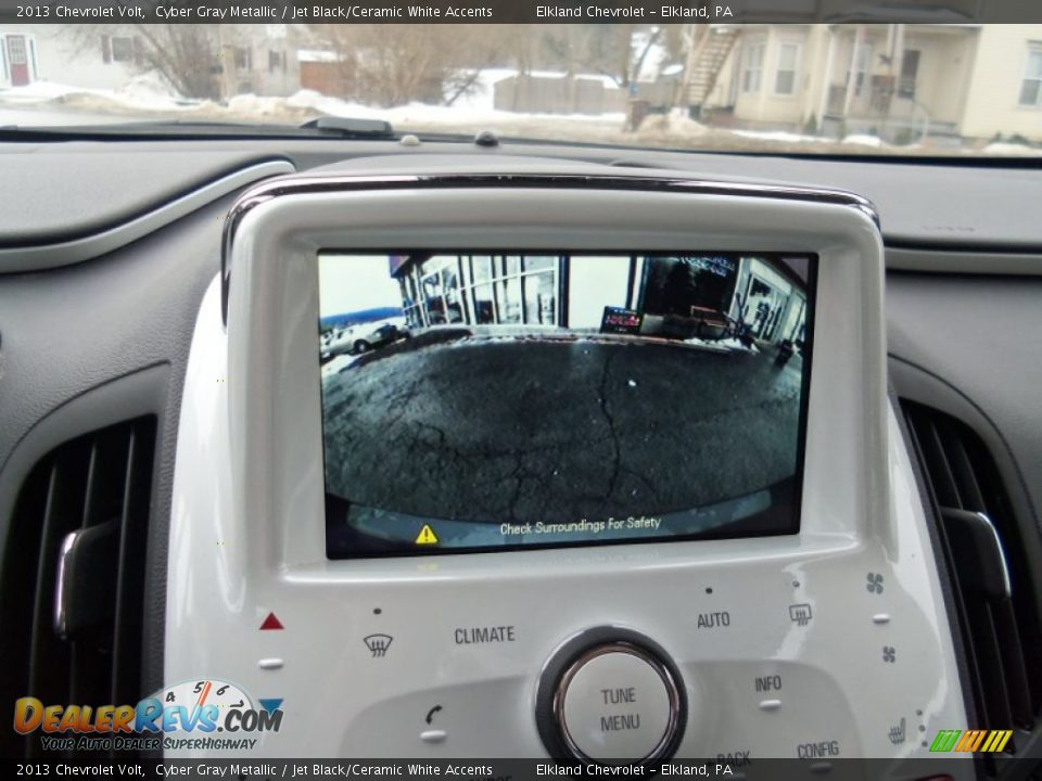 2013 Chevrolet Volt Cyber Gray Metallic / Jet Black/Ceramic White Accents Photo #24