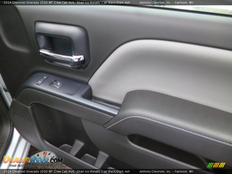 2014 Chevrolet Silverado 1500 WT Crew Cab 4x4 Silver Ice Metallic / Jet Black/Dark Ash Photo #11