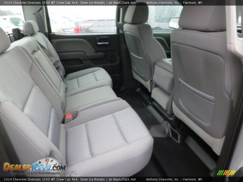2014 Chevrolet Silverado 1500 WT Crew Cab 4x4 Silver Ice Metallic / Jet Black/Dark Ash Photo #12