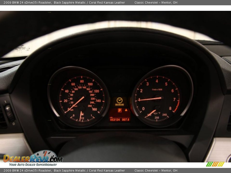 2009 BMW Z4 sDrive35i Roadster Gauges Photo #9
