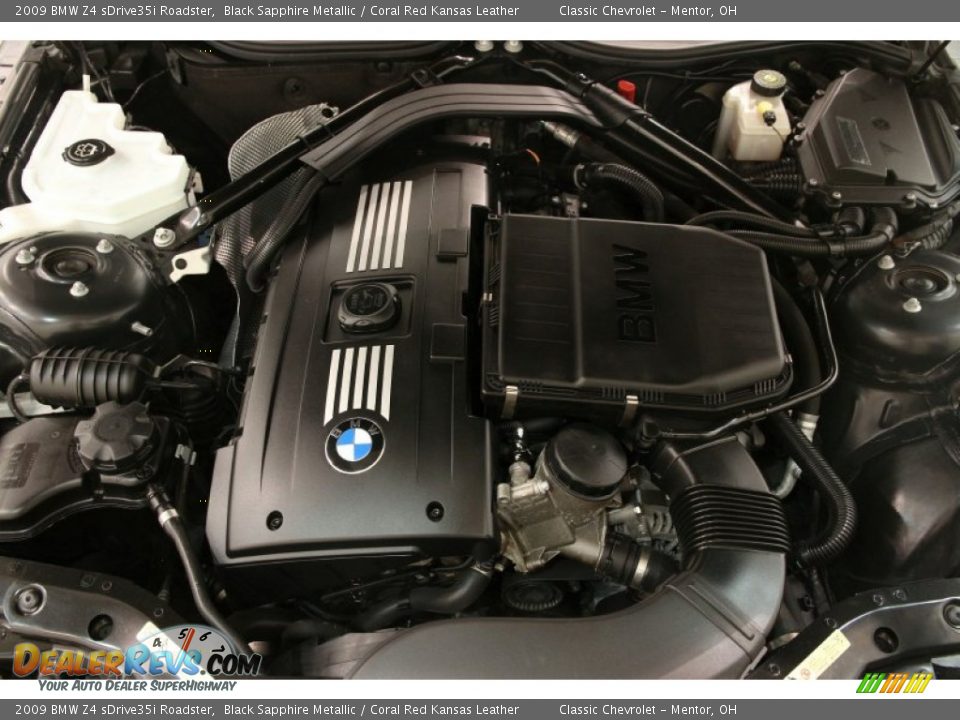 2009 BMW Z4 sDrive35i Roadster 3.0 Liter Twin-Turbocharged DOHC 24-Valve VVT Inline 6 Cylinder Engine Photo #21