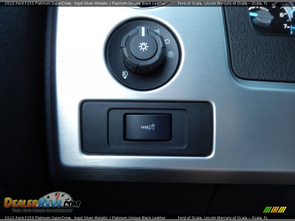 2013 Ford F150 Platinum SuperCrew Ingot Silver Metallic / Platinum Unique Black Leather Photo #21