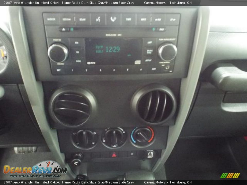 2007 Jeep Wrangler Unlimited X 4x4 Flame Red / Dark Slate Gray/Medium Slate Gray Photo #4
