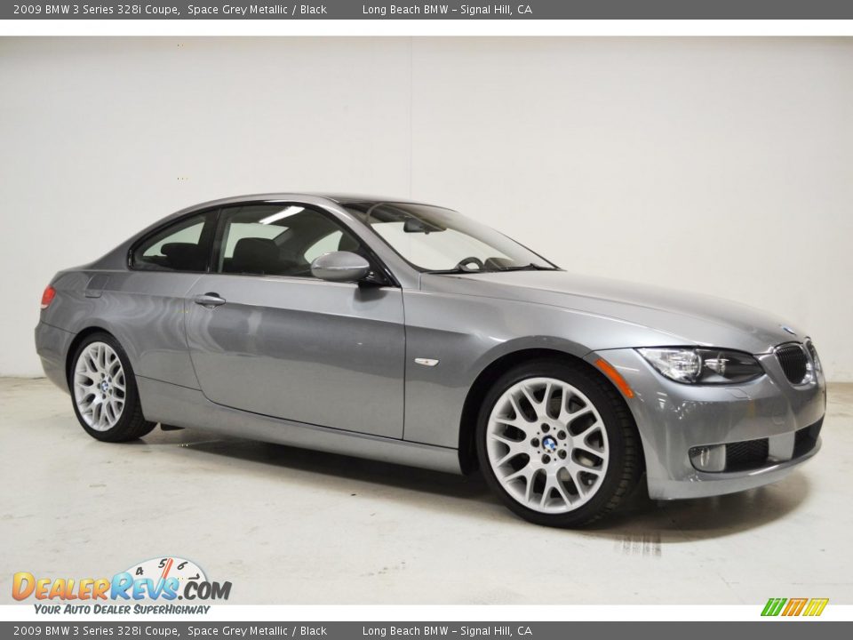 2009 BMW 3 Series 328i Coupe Space Grey Metallic / Black Photo #2