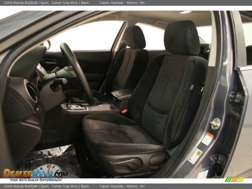 Black Interior - 2009 Mazda MAZDA6 i Sport Photo #6