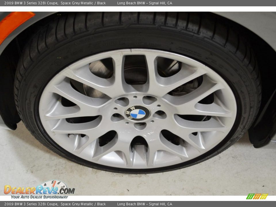 2009 BMW 3 Series 328i Coupe Space Grey Metallic / Black Photo #10
