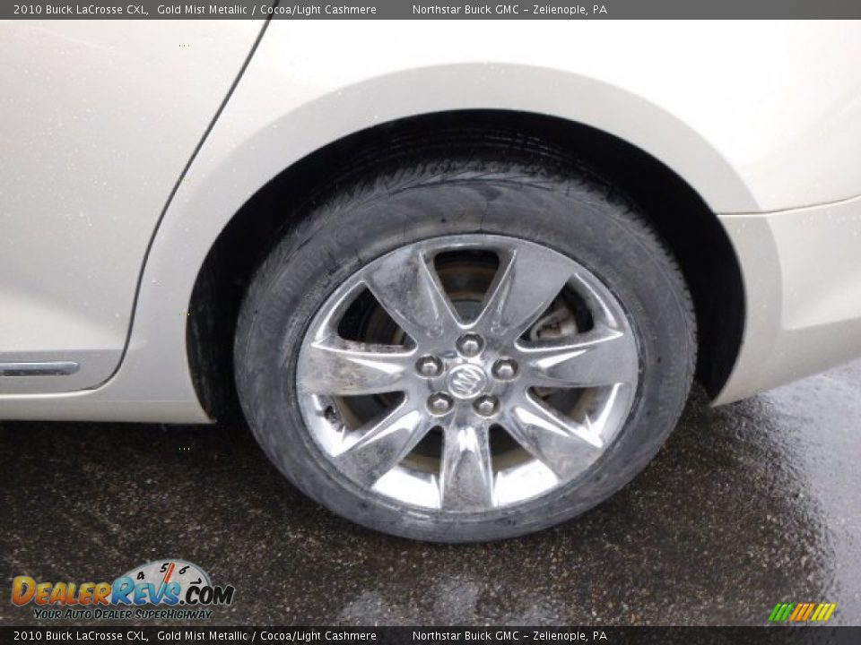 2010 Buick LaCrosse CXL Gold Mist Metallic / Cocoa/Light Cashmere Photo #9