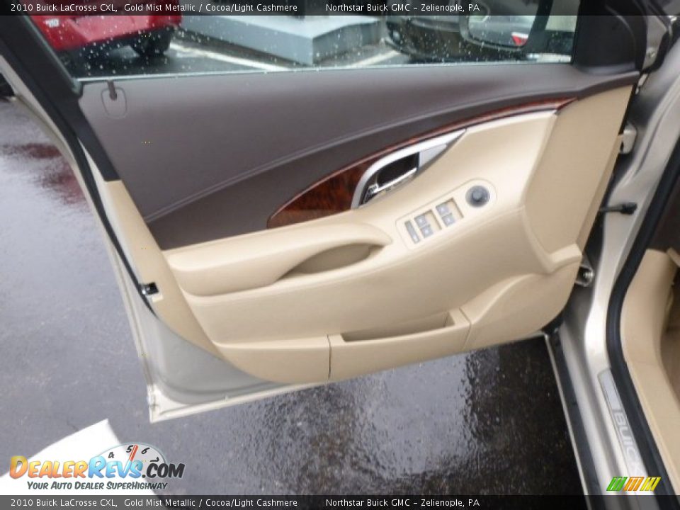 2010 Buick LaCrosse CXL Gold Mist Metallic / Cocoa/Light Cashmere Photo #11