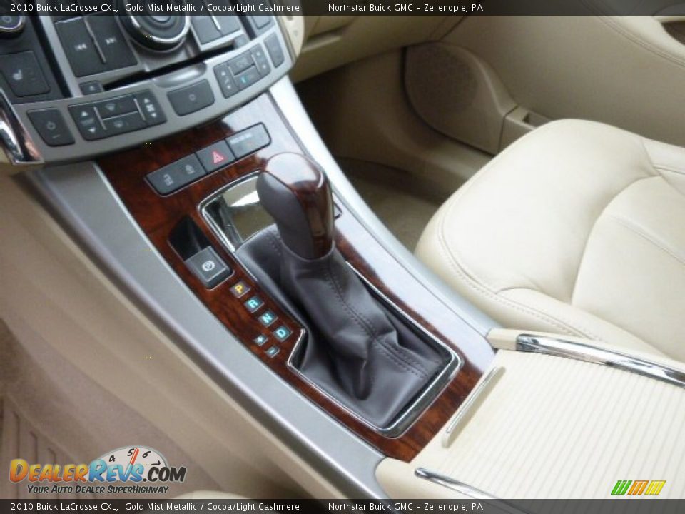 2010 Buick LaCrosse CXL Gold Mist Metallic / Cocoa/Light Cashmere Photo #17