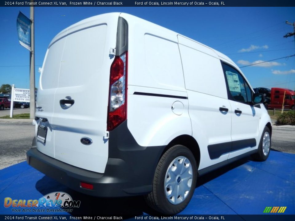 2014 Ford Transit Connect XL Van Frozen White / Charcoal Black Photo #3