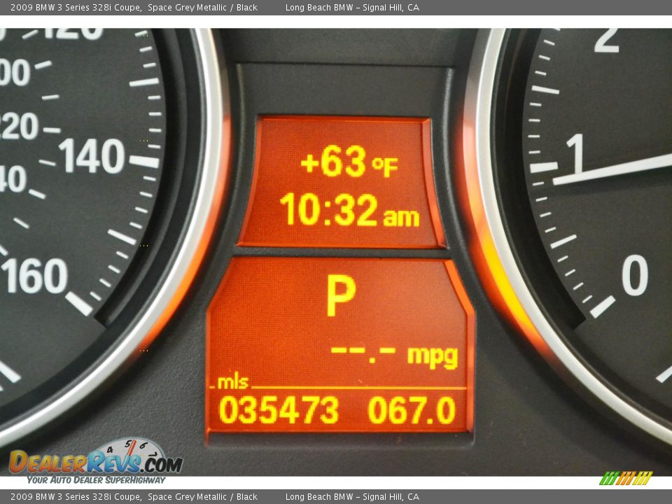 2009 BMW 3 Series 328i Coupe Space Grey Metallic / Black Photo #16