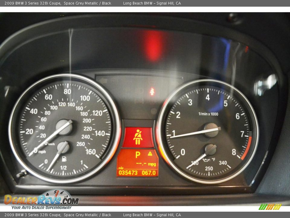 2009 BMW 3 Series 328i Coupe Space Grey Metallic / Black Photo #17