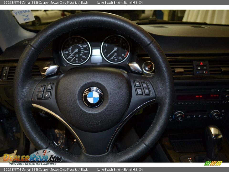 2009 BMW 3 Series 328i Coupe Space Grey Metallic / Black Photo #18