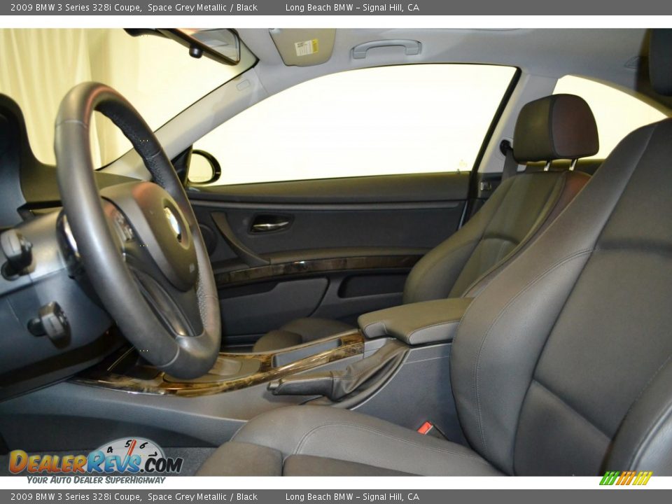 2009 BMW 3 Series 328i Coupe Space Grey Metallic / Black Photo #22