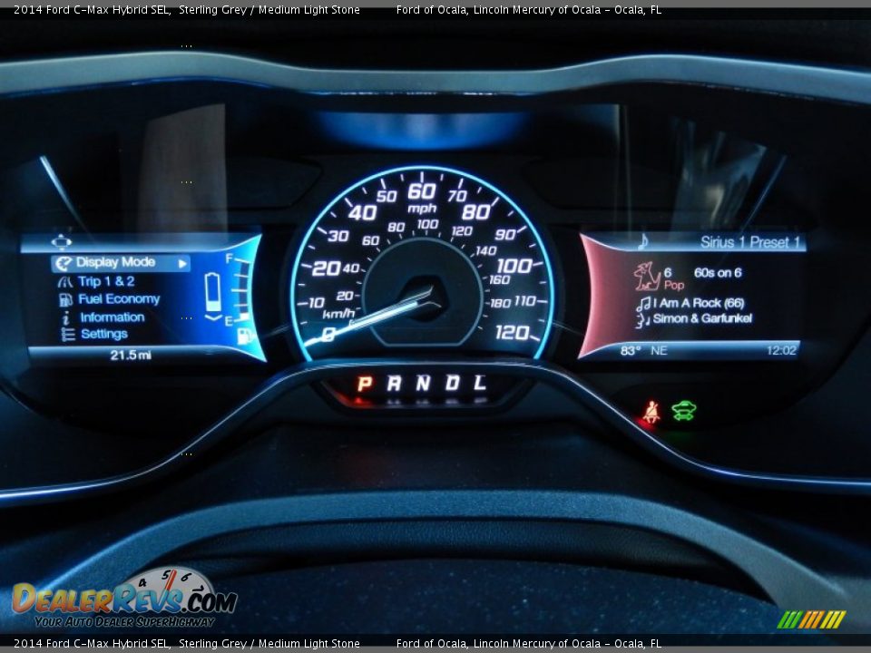 2014 Ford C-Max Hybrid SEL Gauges Photo #10