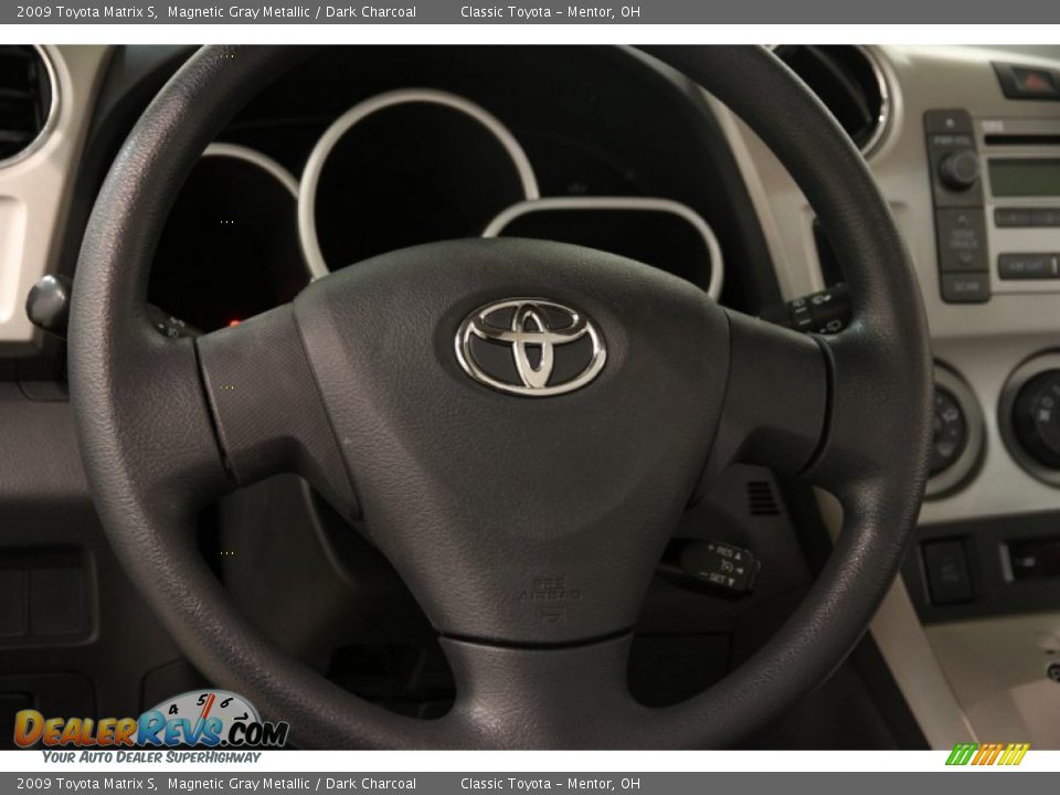 2009 Toyota Matrix S Magnetic Gray Metallic / Dark Charcoal Photo #8