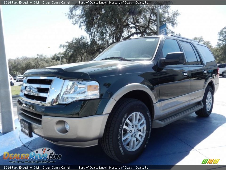 2014 Ford Expedition XLT Green Gem / Camel Photo #1