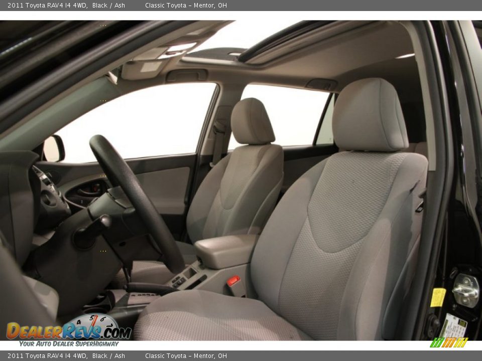 2011 Toyota RAV4 I4 4WD Black / Ash Photo #6