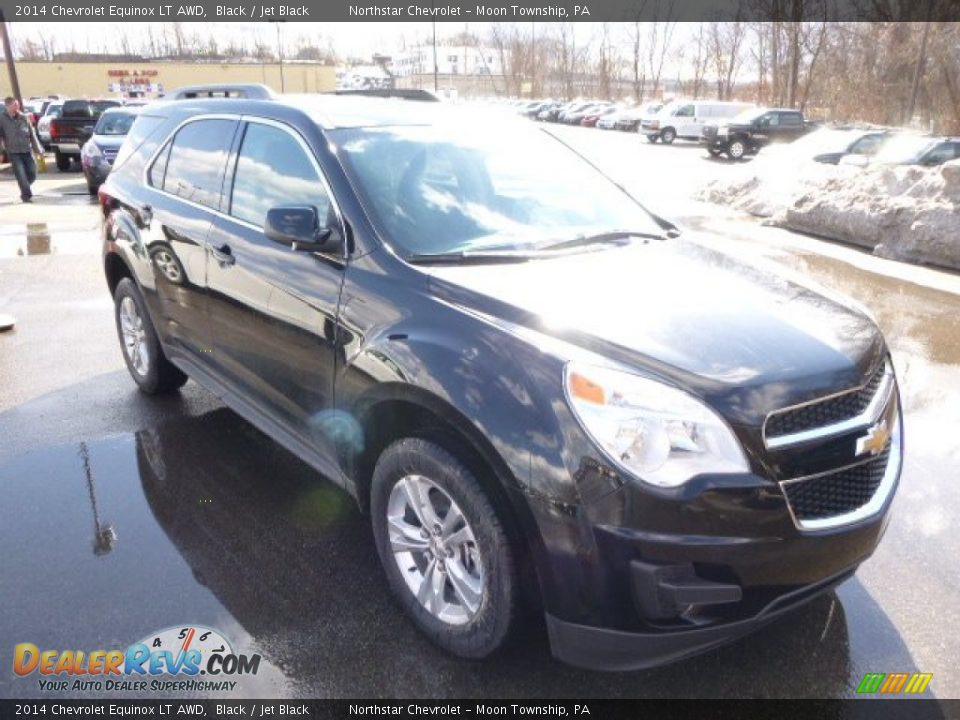 2014 Chevrolet Equinox LT AWD Black / Jet Black Photo #3