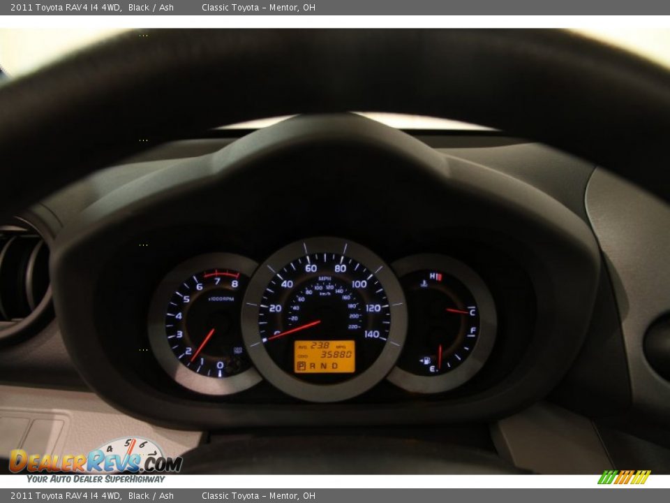 2011 Toyota RAV4 I4 4WD Black / Ash Photo #8