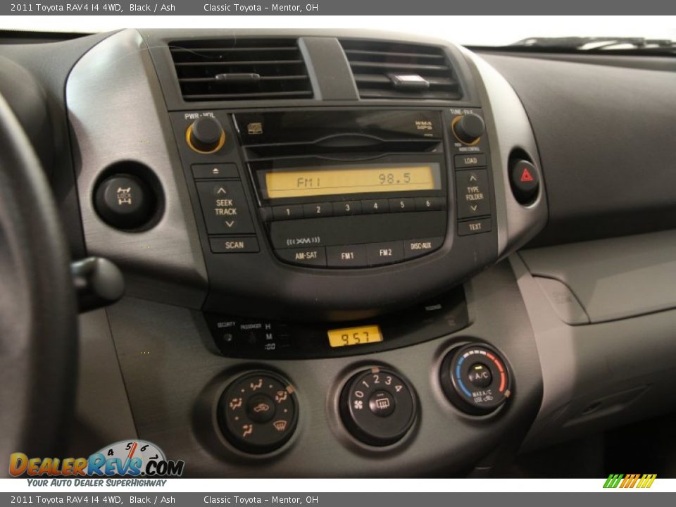 2011 Toyota RAV4 I4 4WD Black / Ash Photo #9
