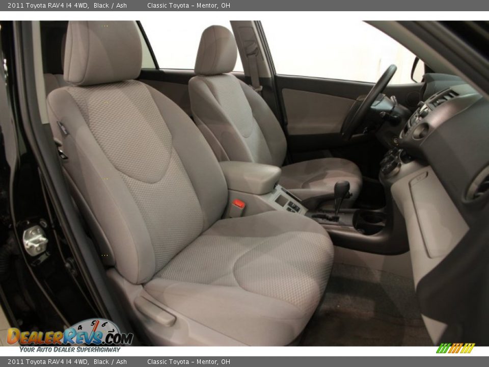 2011 Toyota RAV4 I4 4WD Black / Ash Photo #12