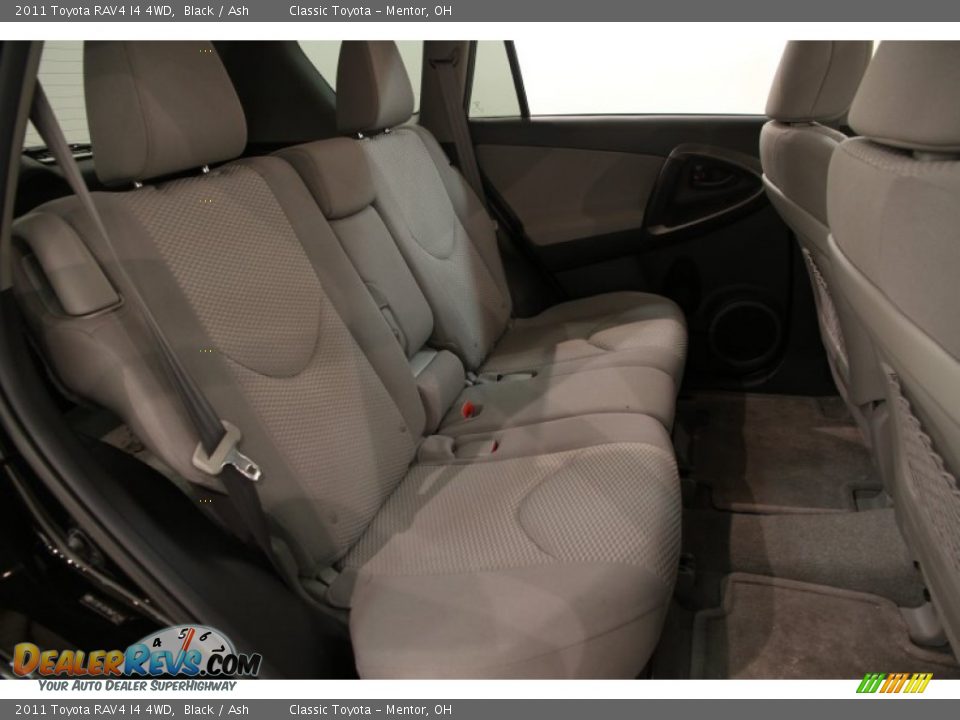 2011 Toyota RAV4 I4 4WD Black / Ash Photo #13