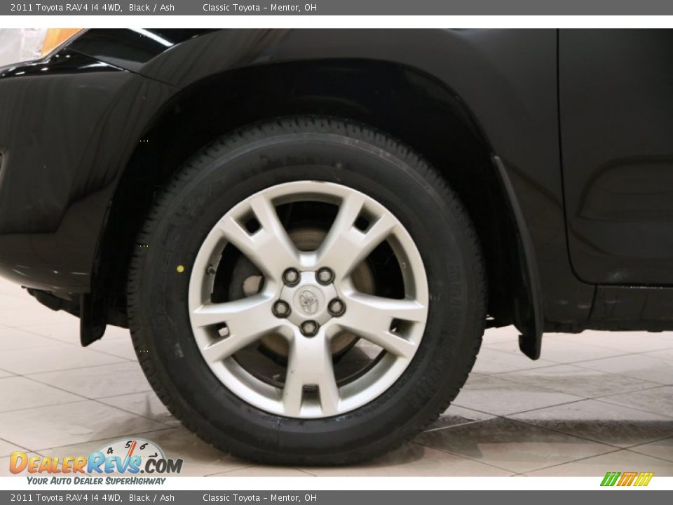 2011 Toyota RAV4 I4 4WD Black / Ash Photo #16