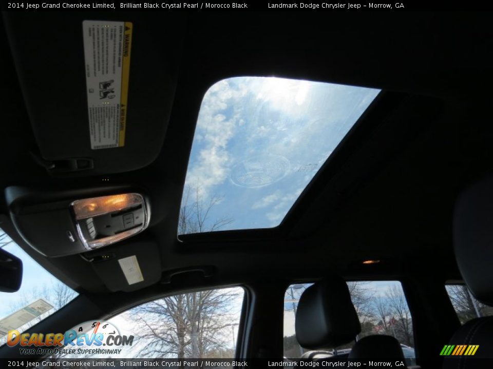 2014 Jeep Grand Cherokee Limited Brilliant Black Crystal Pearl / Morocco Black Photo #7
