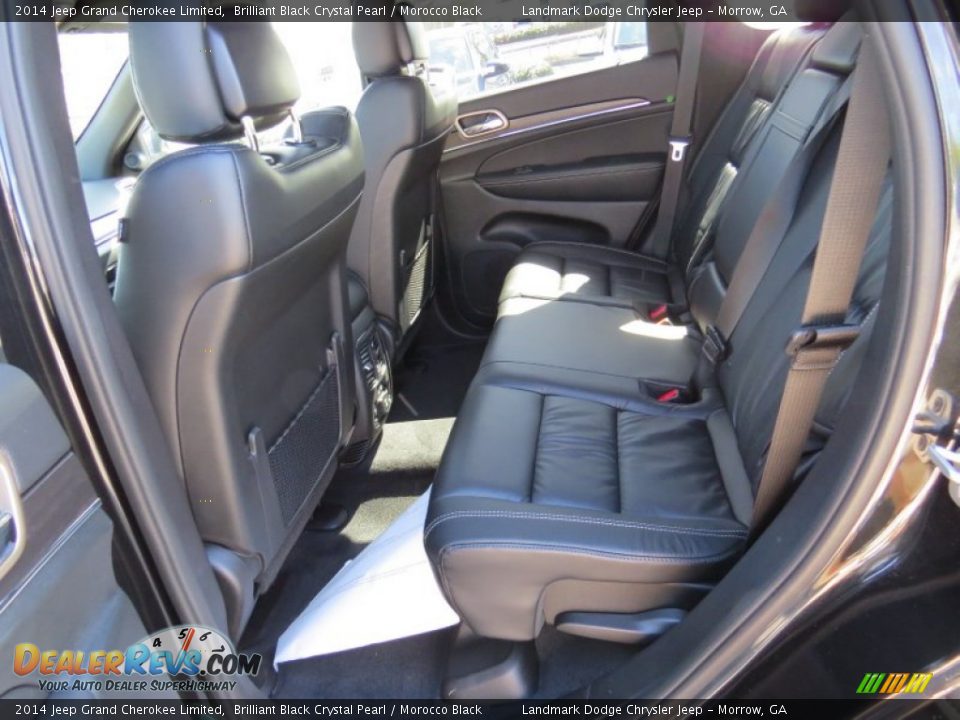 2014 Jeep Grand Cherokee Limited Brilliant Black Crystal Pearl / Morocco Black Photo #8