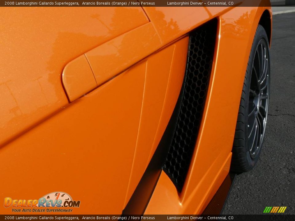 2008 Lamborghini Gallardo Superleggera Arancio Borealis (Orange) / Nero Perseus Photo #31