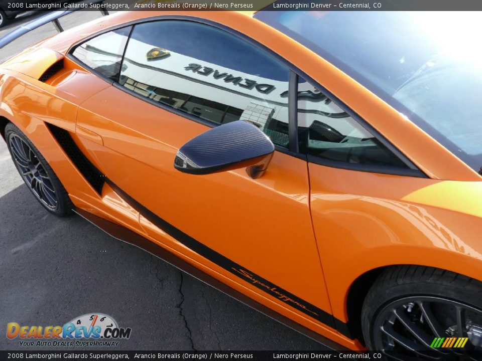 2008 Lamborghini Gallardo Superleggera Arancio Borealis (Orange) / Nero Perseus Photo #32