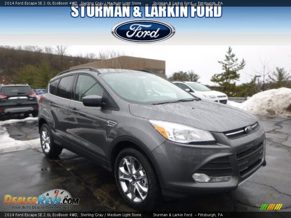 2014 Ford Escape SE 2.0L EcoBoost 4WD Sterling Gray / Medium Light Stone Photo #1