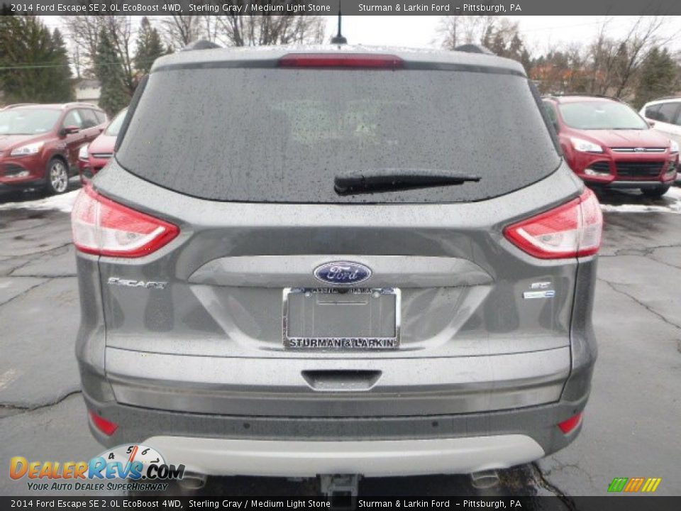 2014 Ford Escape SE 2.0L EcoBoost 4WD Sterling Gray / Medium Light Stone Photo #3